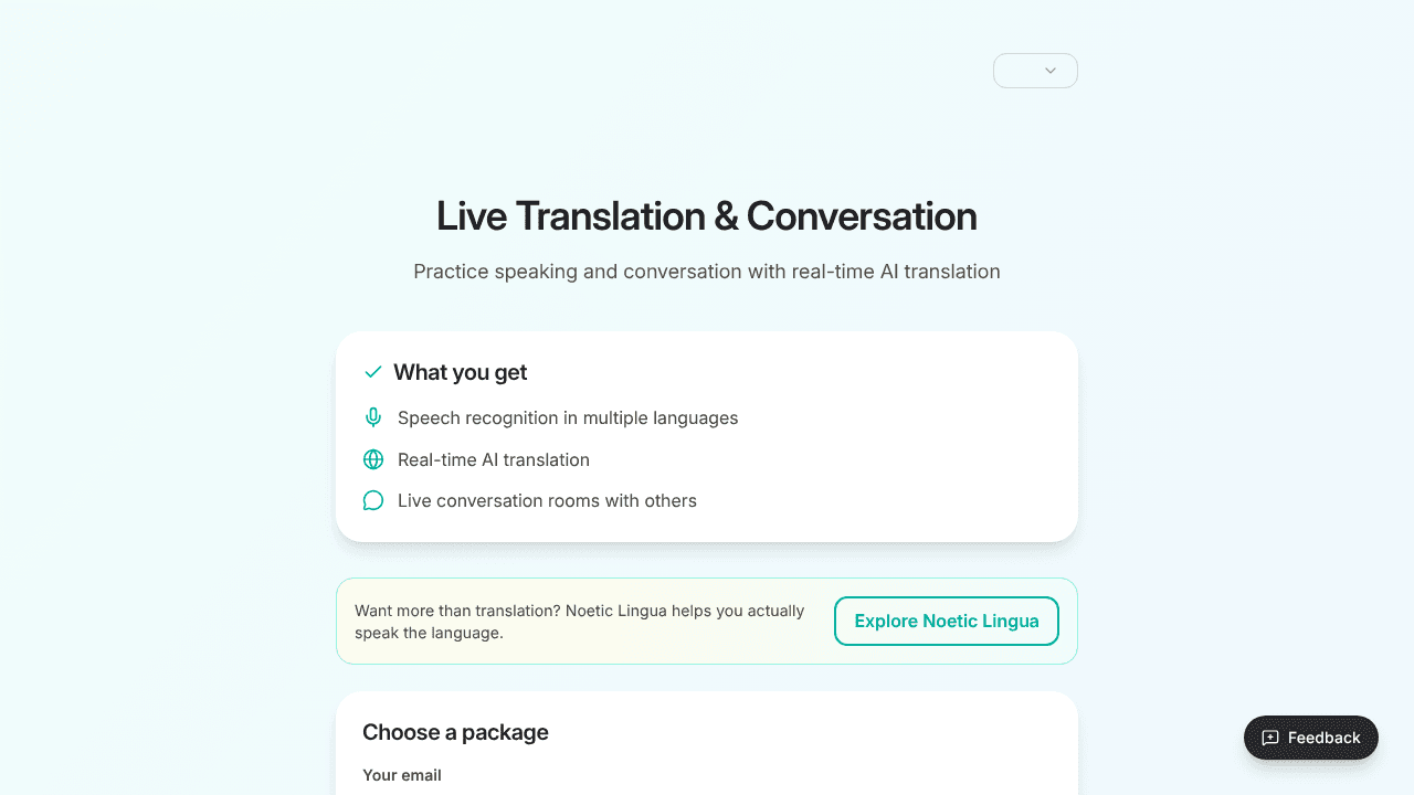 Parley website screenshot