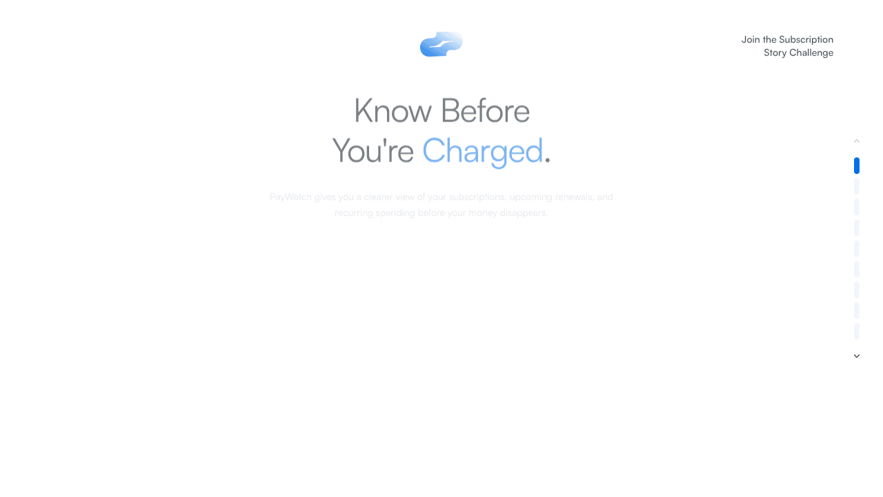 PayWatchApp website screenshot