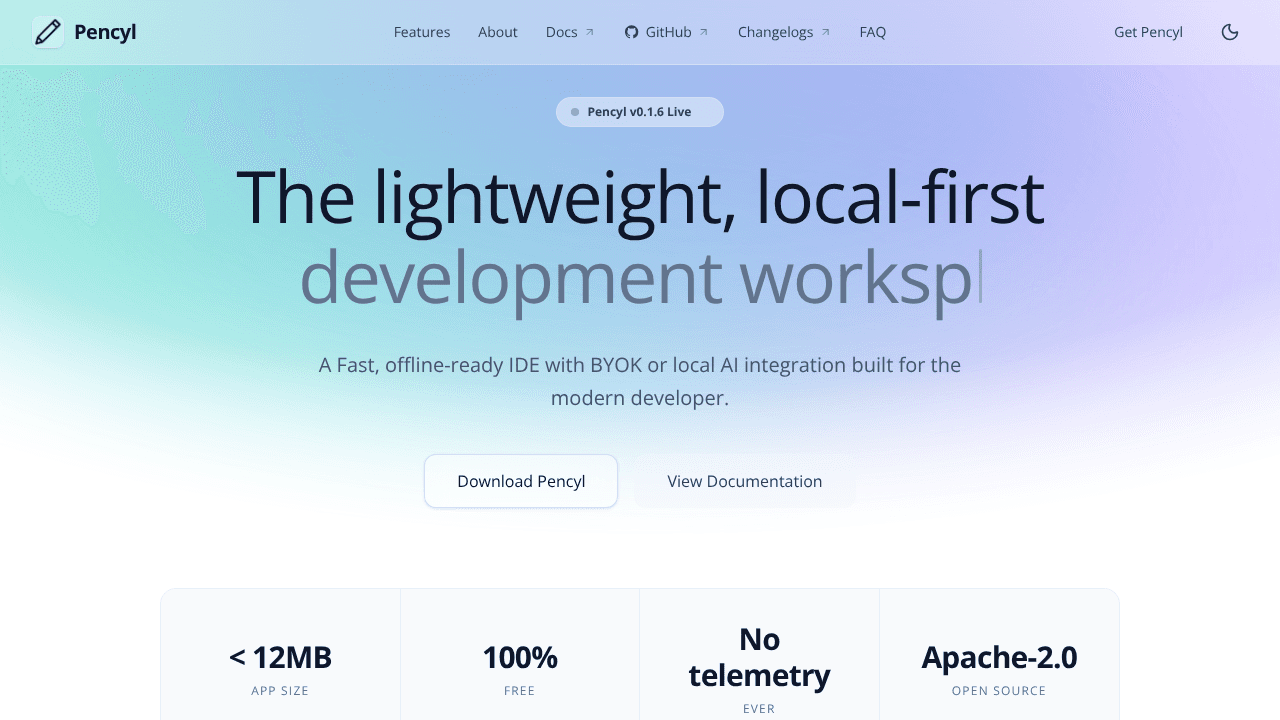 Pencyl website screenshot