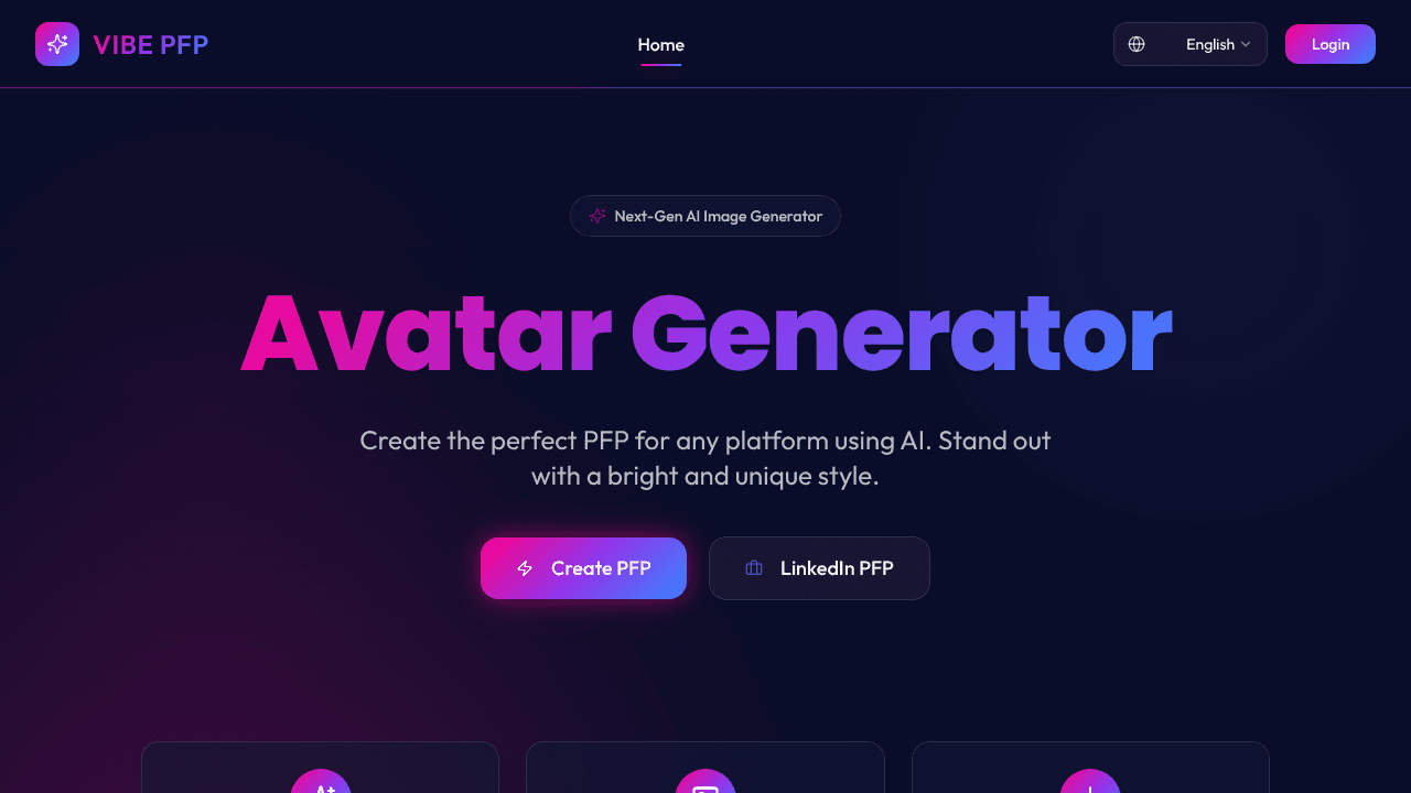 PFPBuilder website screenshot