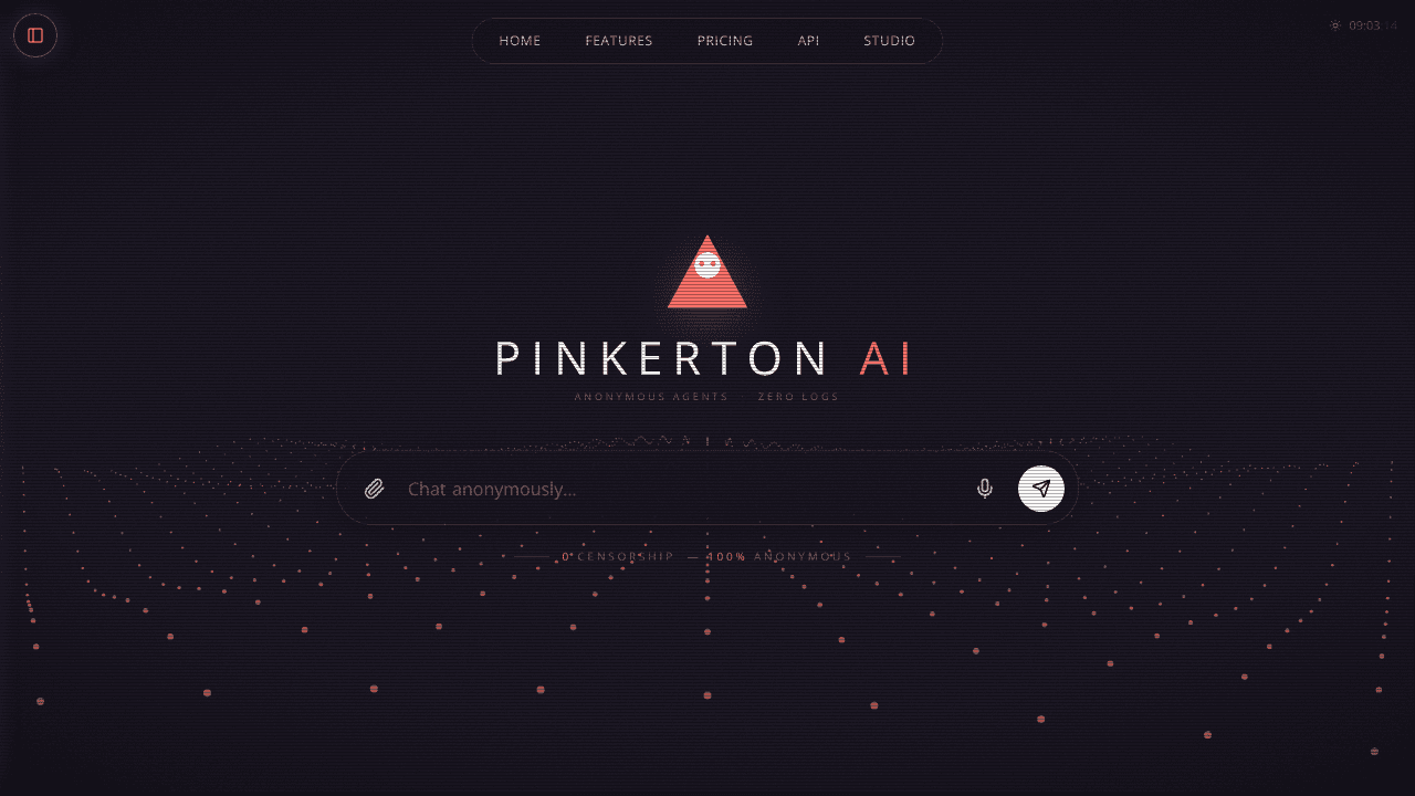 Pinkerton AI website screenshot