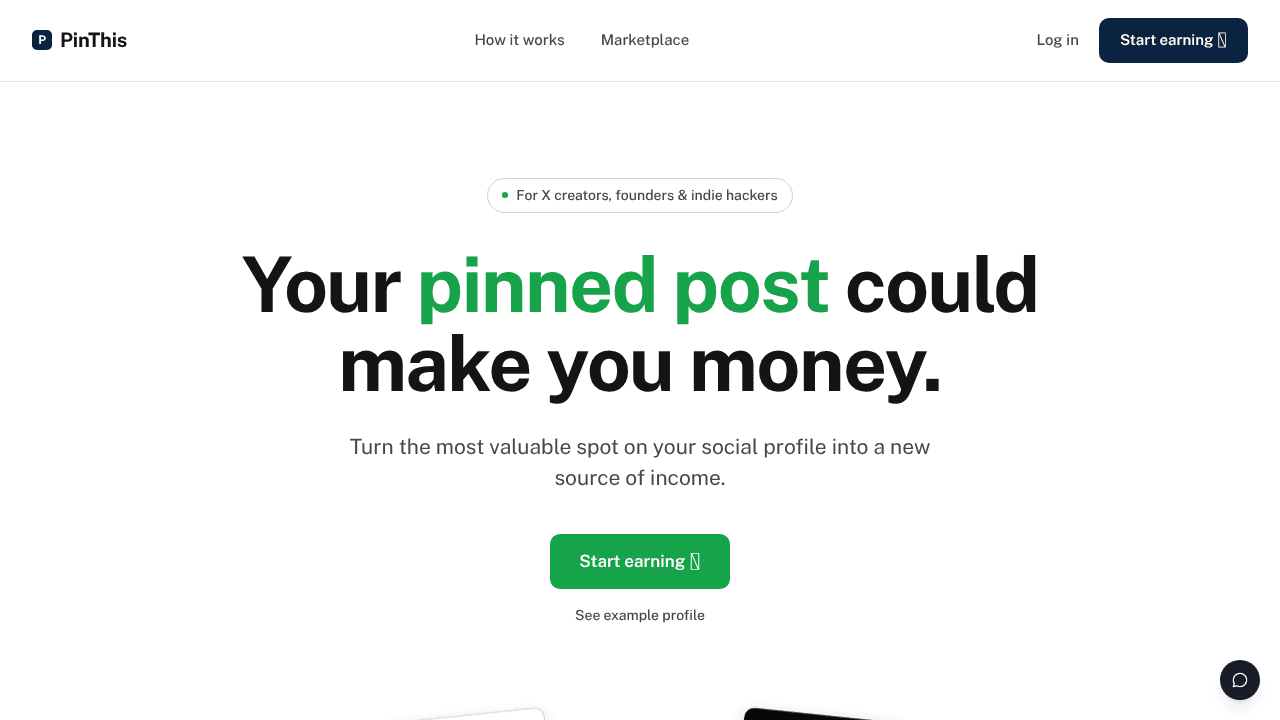 PinThis website screenshot
