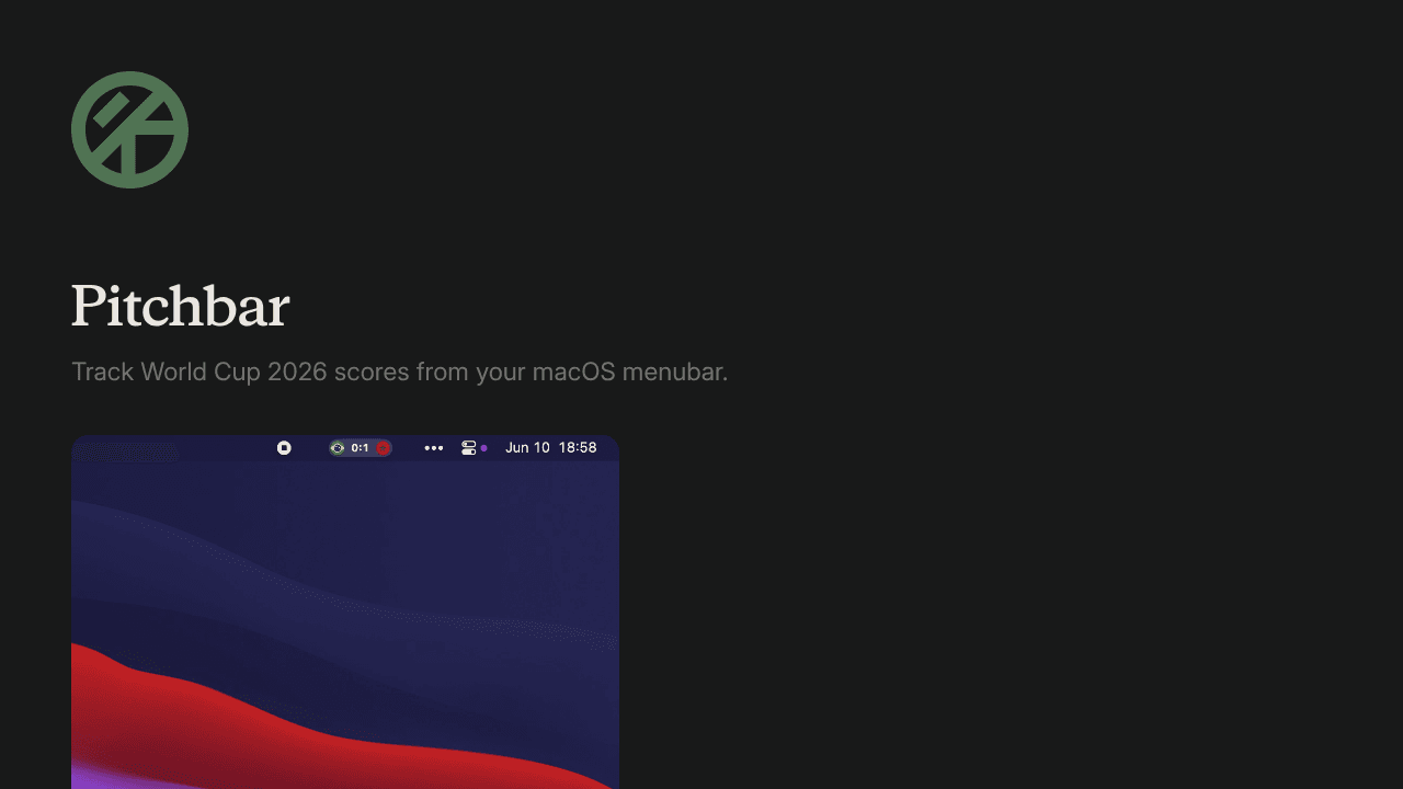 Pitchbar website screenshot