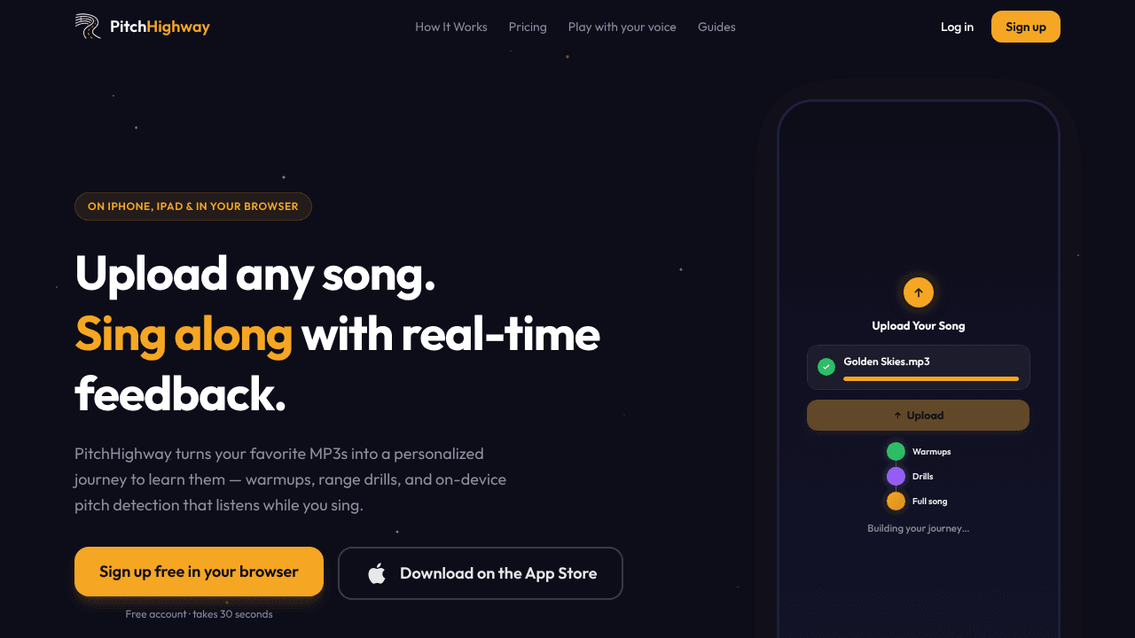 PitchHighway website screenshot