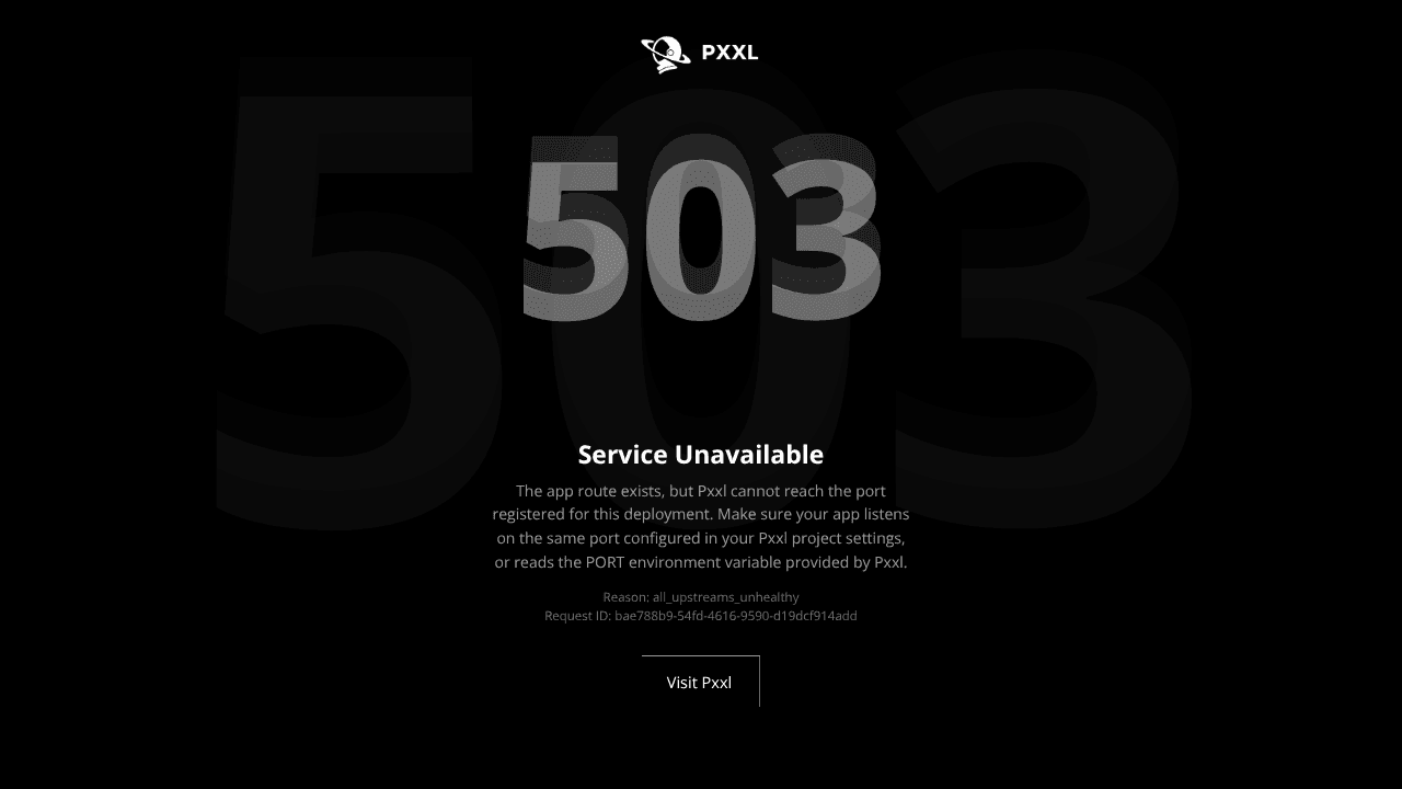 PixoraCloud — Simple Media Cloud for Dev website screenshot