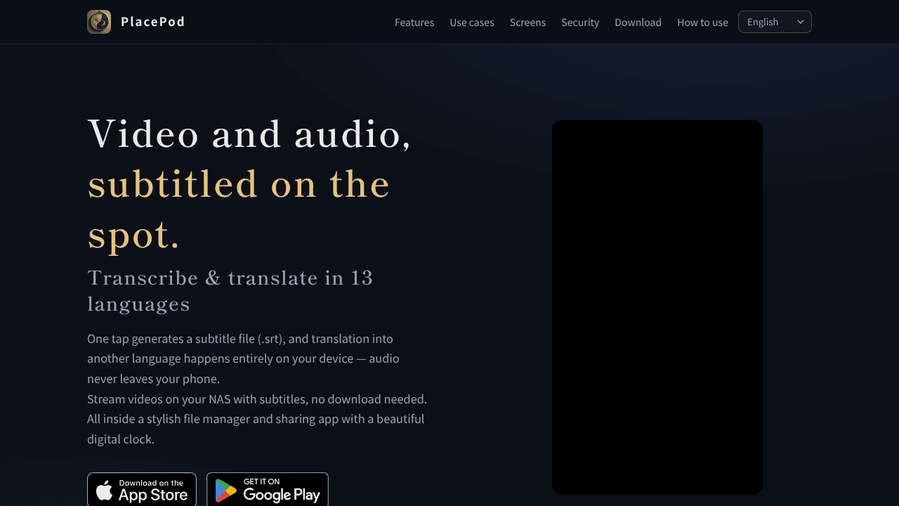 PlacePod website screenshot