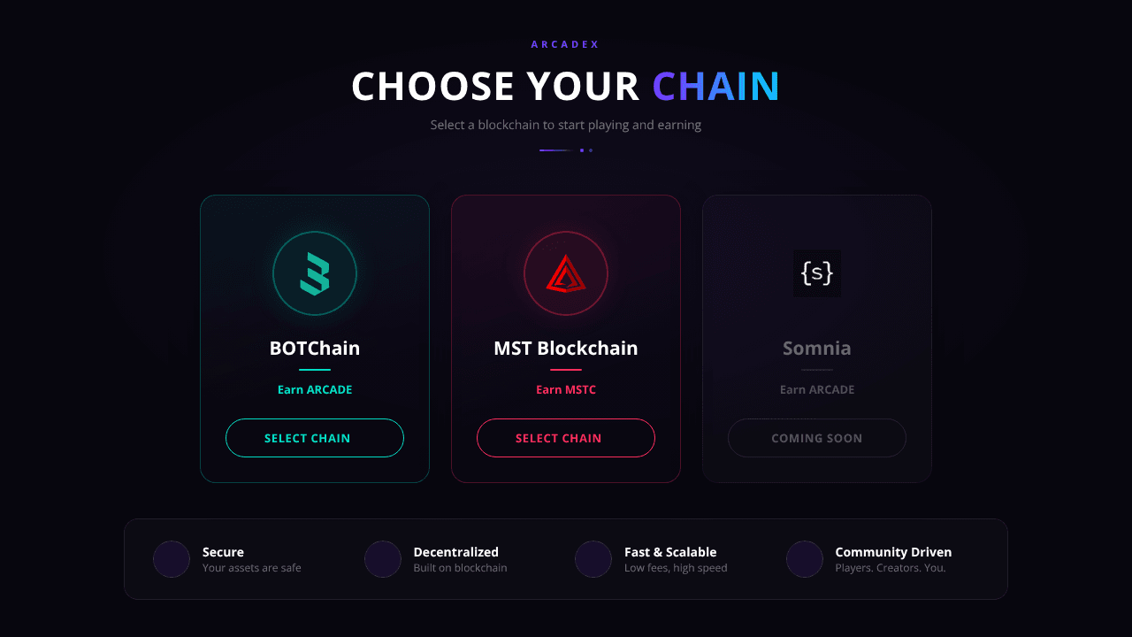 PlayArcadeX website screenshot
