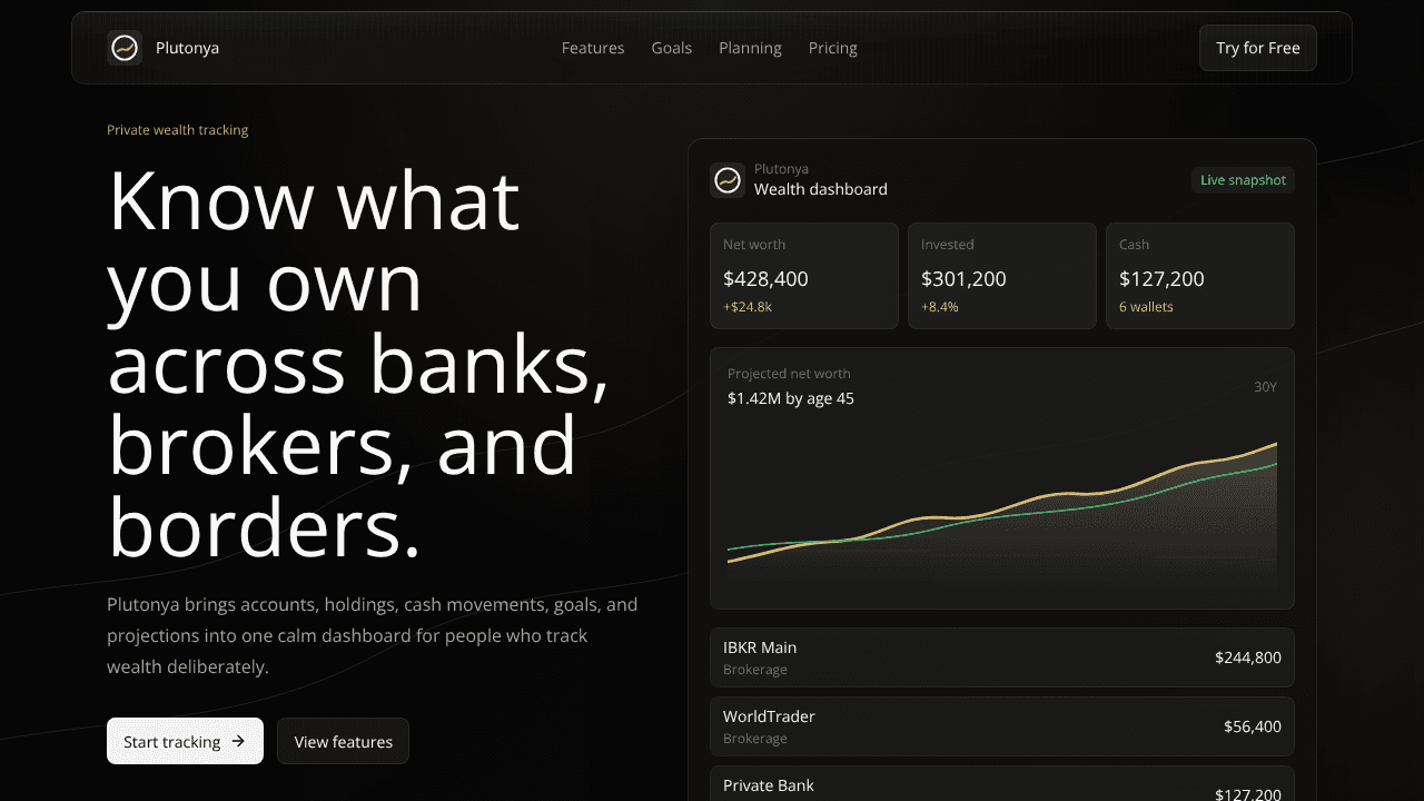 Plutonya website screenshot