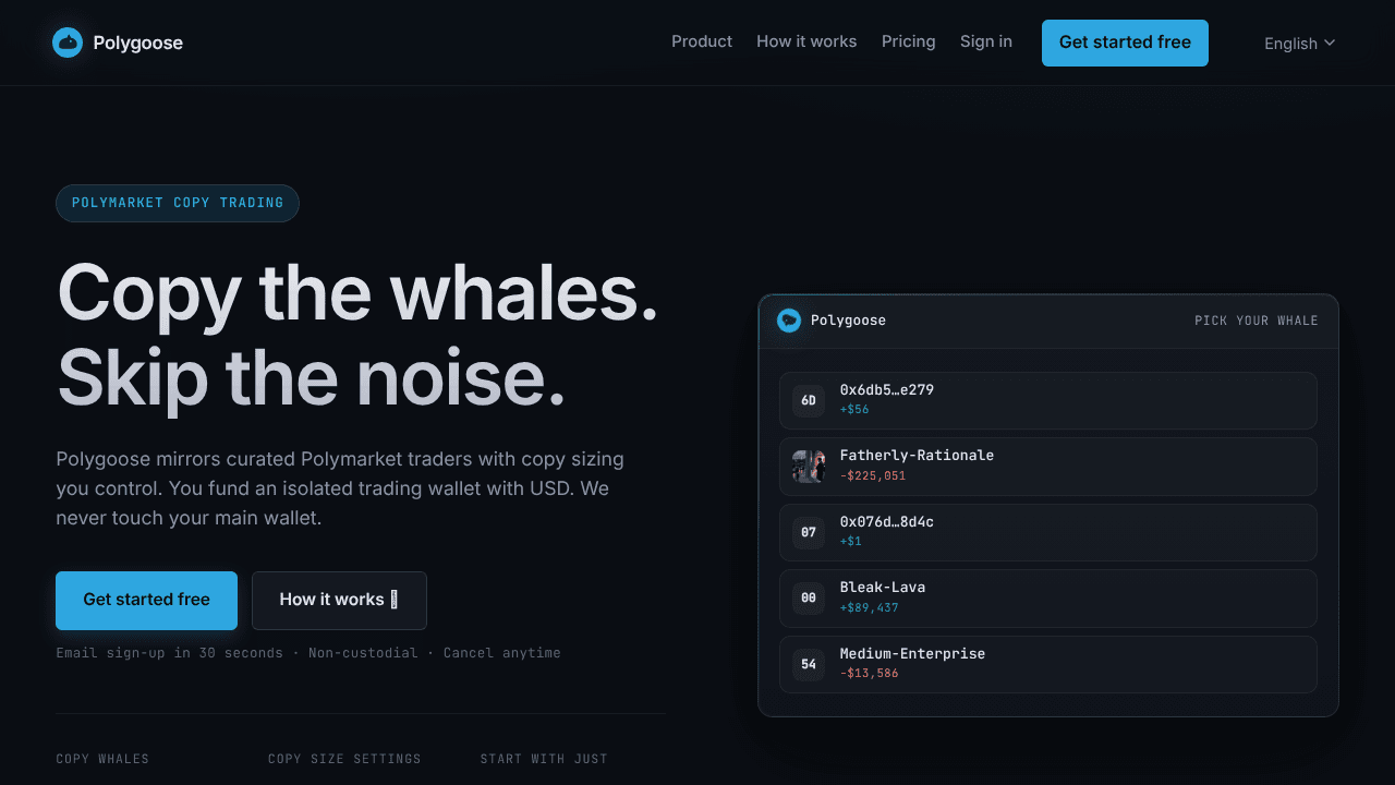 Polygoose website screenshot