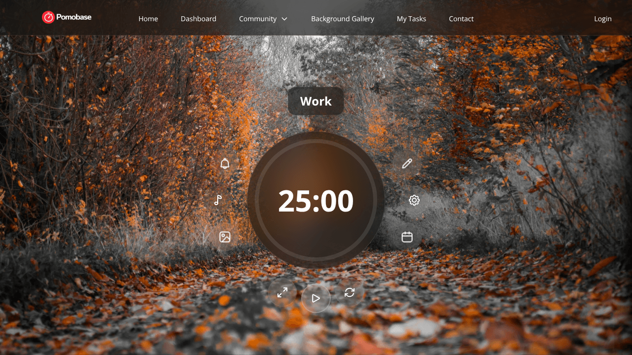 Pomobase website screenshot