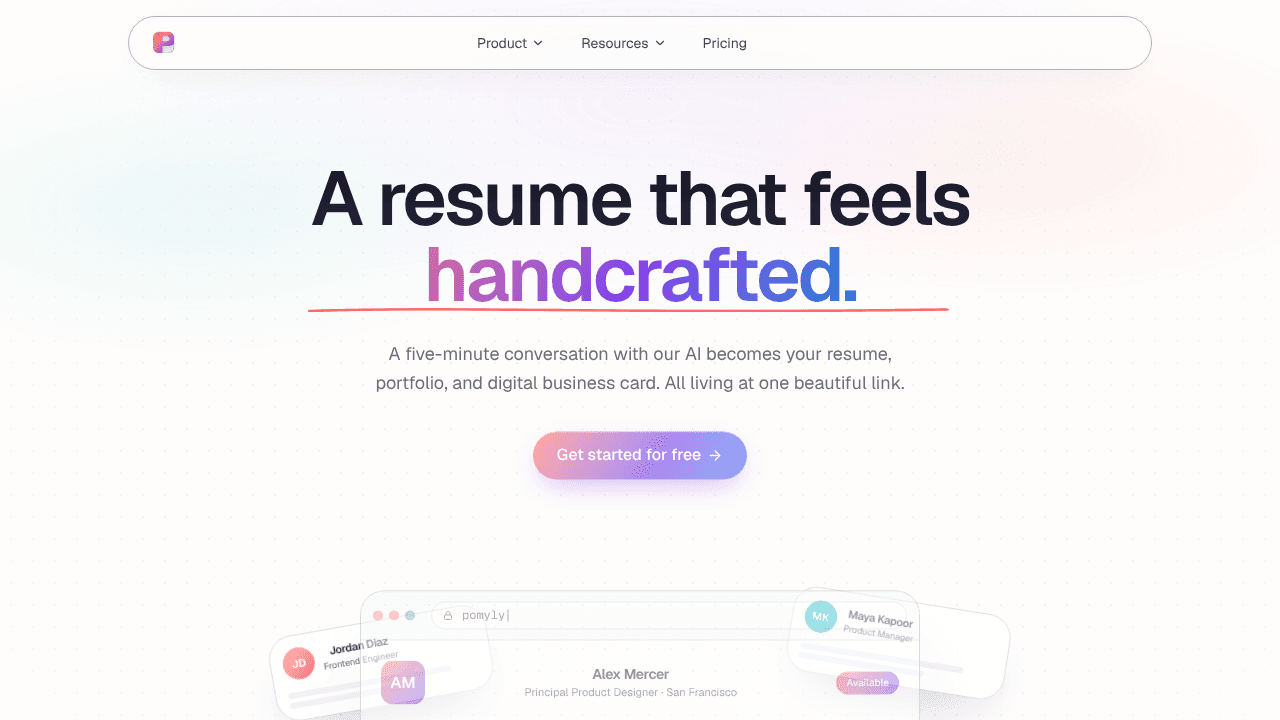 Pomyly website screenshot