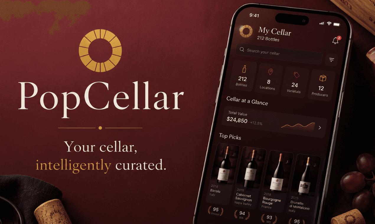 PopCellar website screenshot