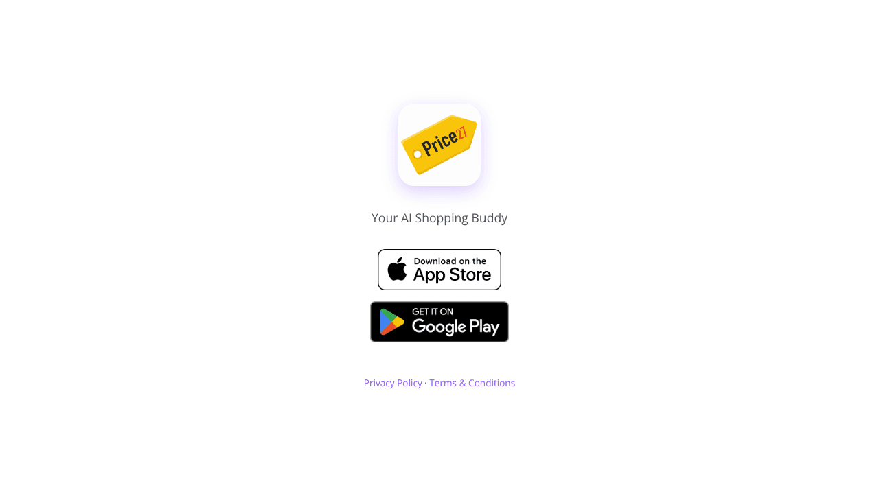 Price27 website screenshot