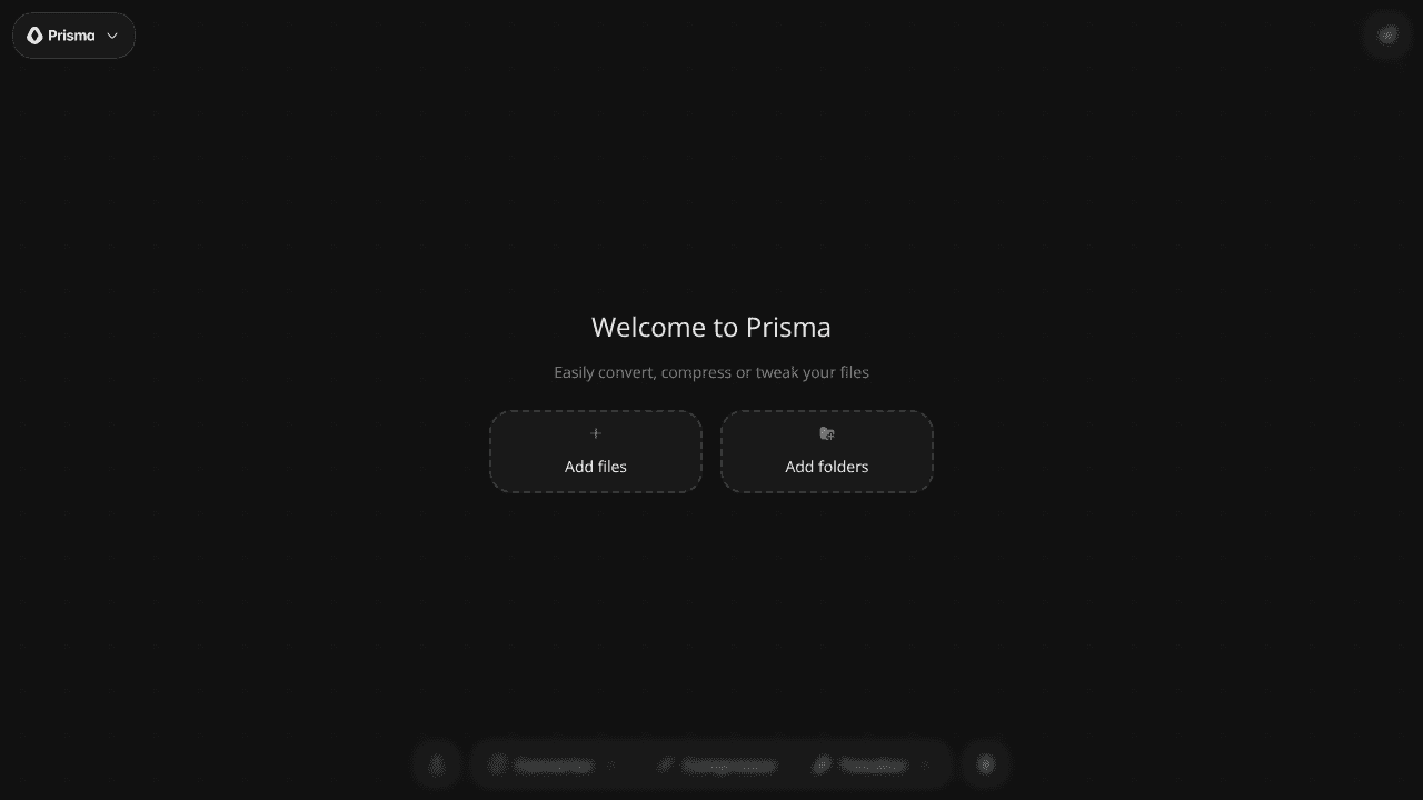 Prisma website screenshot