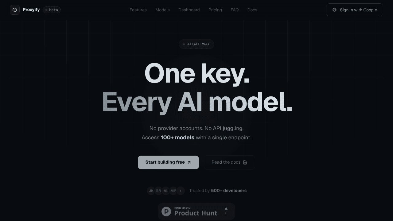 Proxyify website screenshot