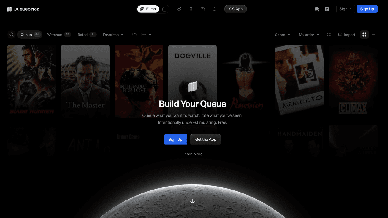 Queuebrick website screenshot