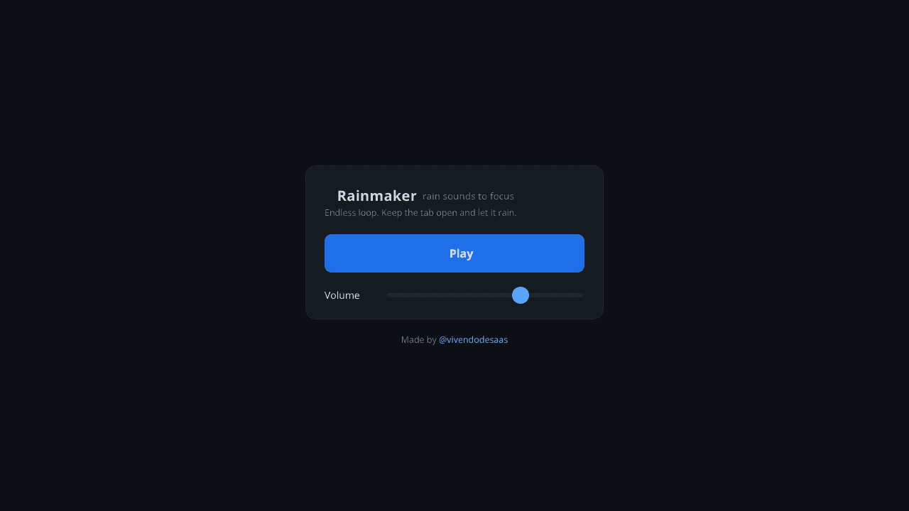 Rainmaker website screenshot