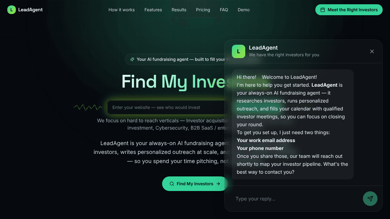 Raise your next round on autopilot website screenshot