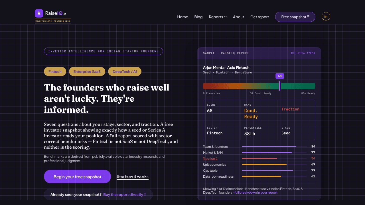 RaiseIQ website screenshot