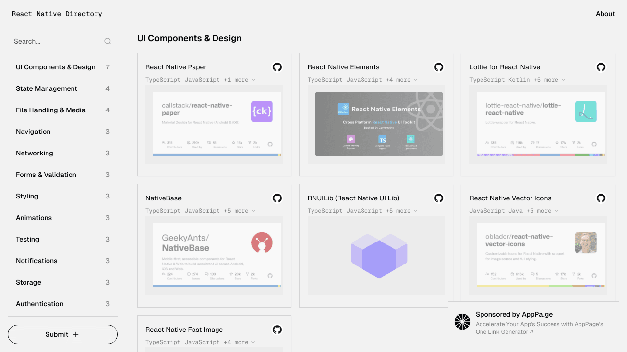 React Native Directory