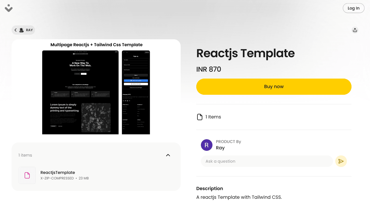 Reactjs Template
