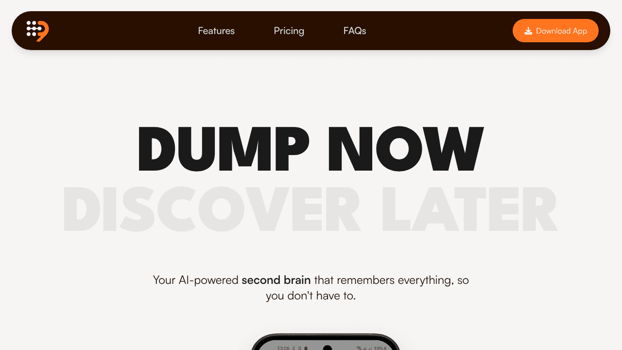 Recall 9 website screenshot