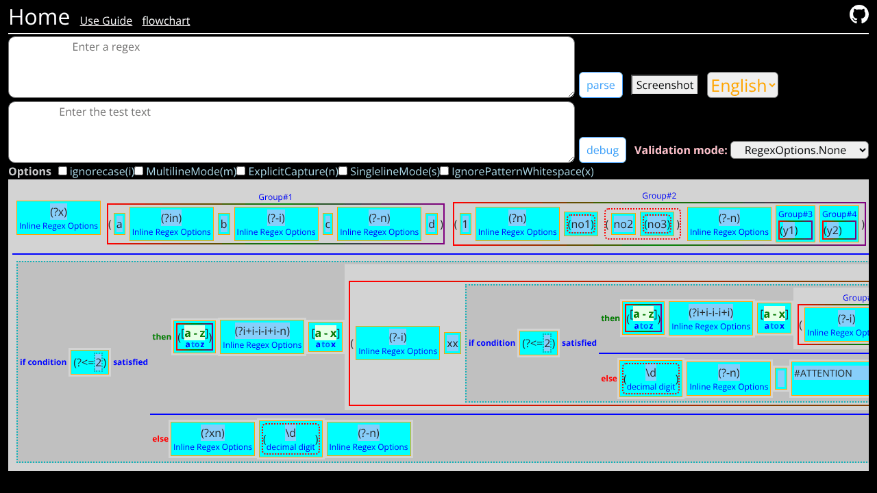 regexdev website screenshot