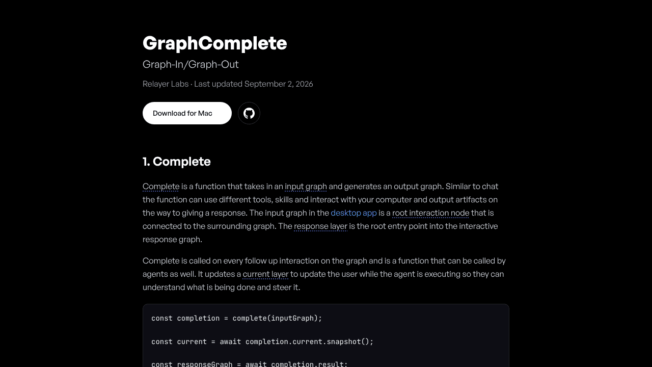 Relayer Labs website screenshot