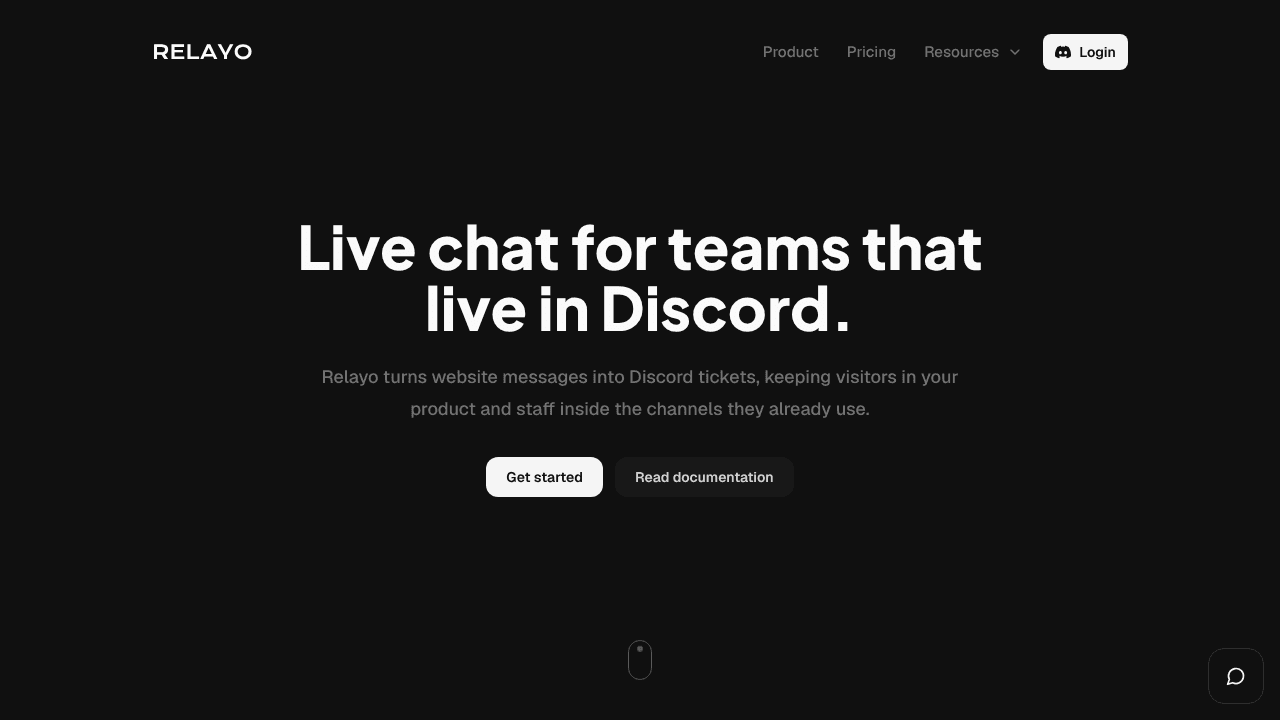 Relayo website screenshot