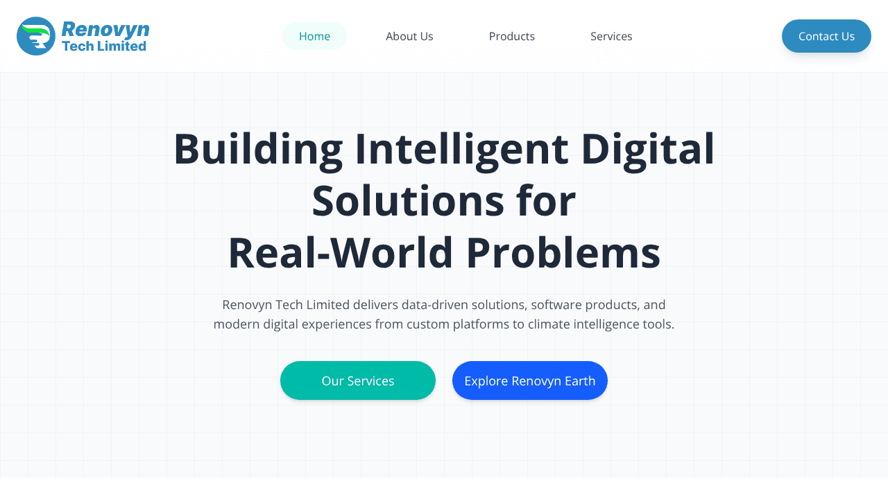 Renovyn Earth website screenshot