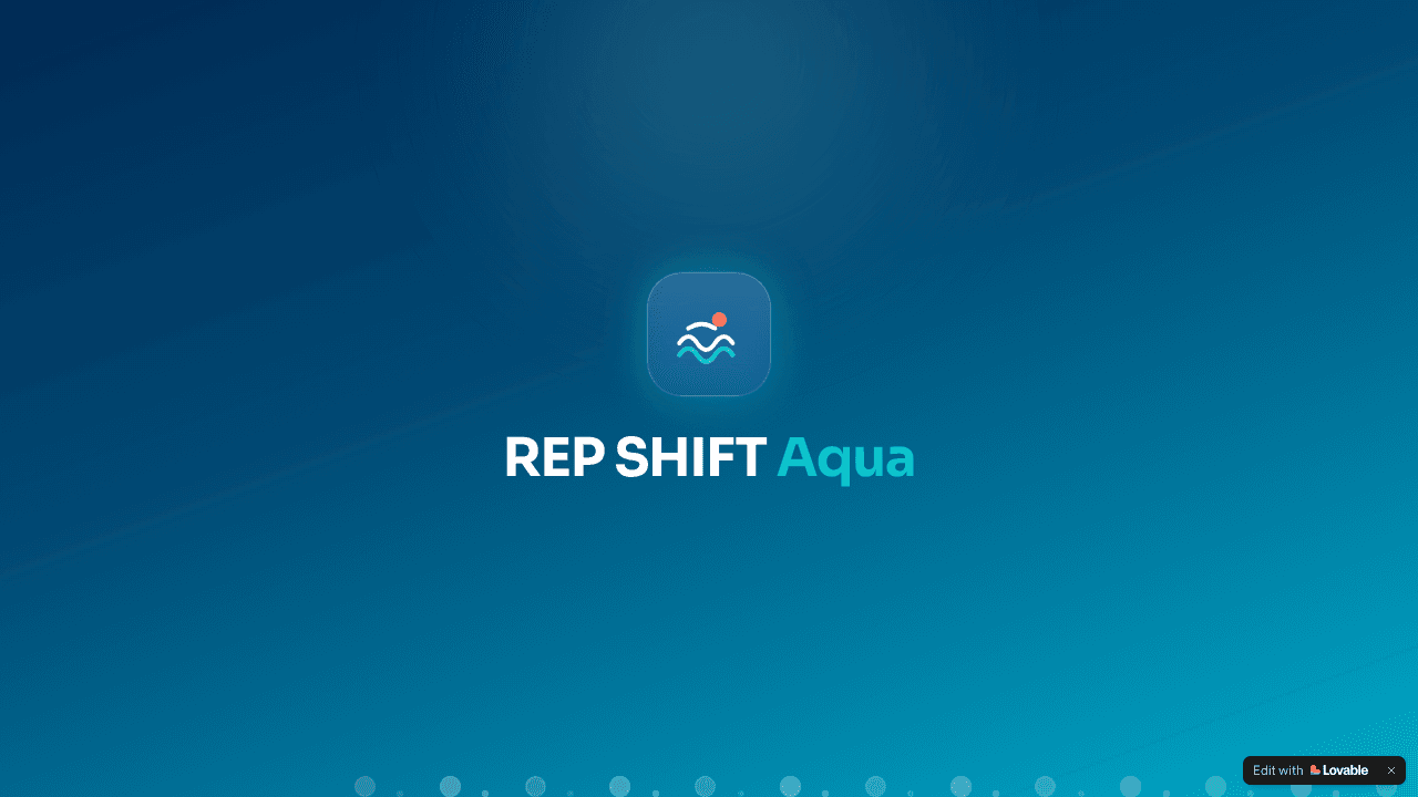 REP SHIFT Aqua website screenshot