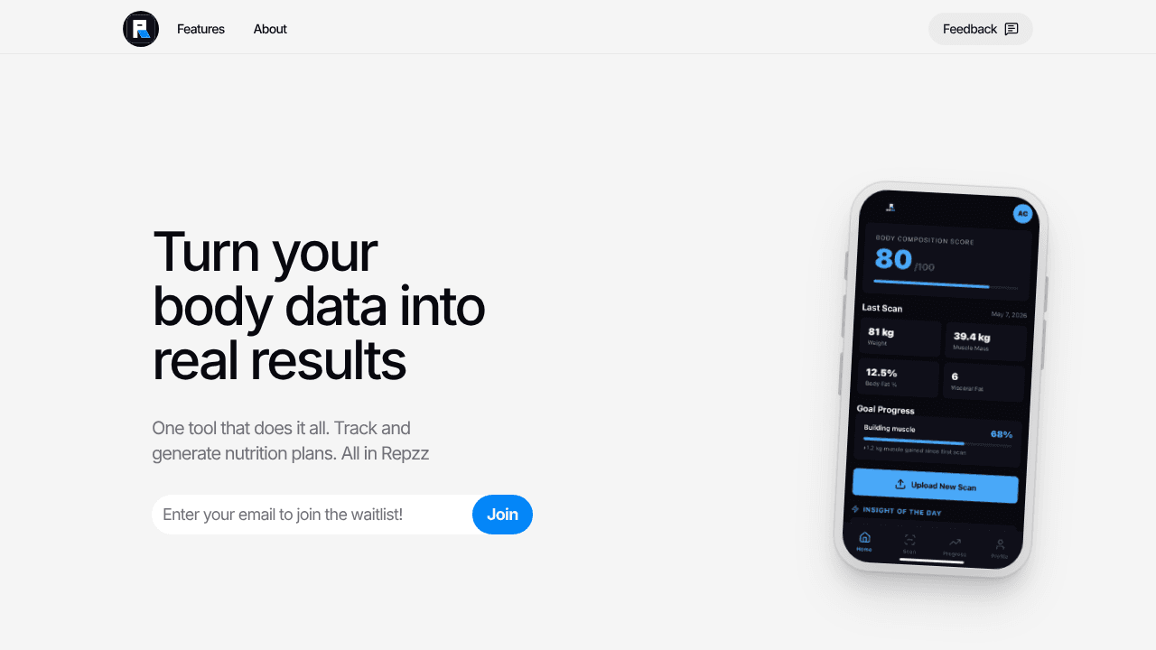 REPZZ website screenshot