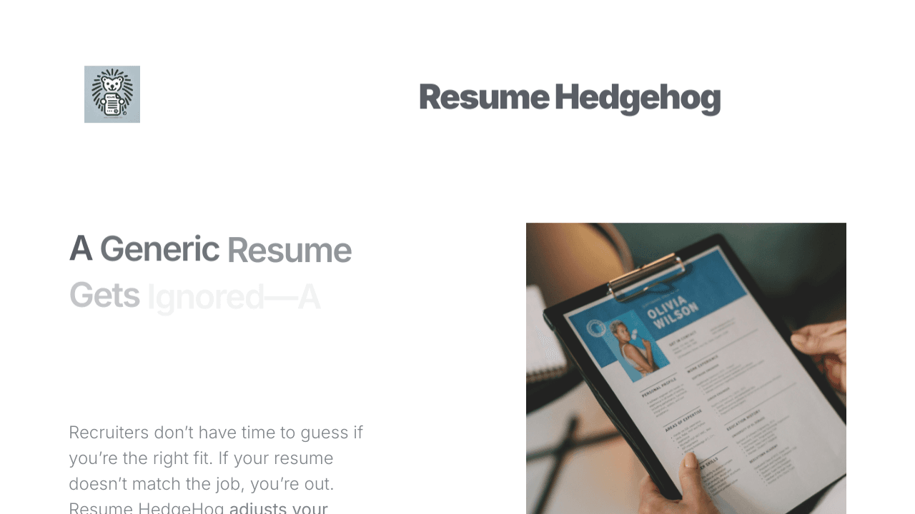 ResumeHedgehog.com