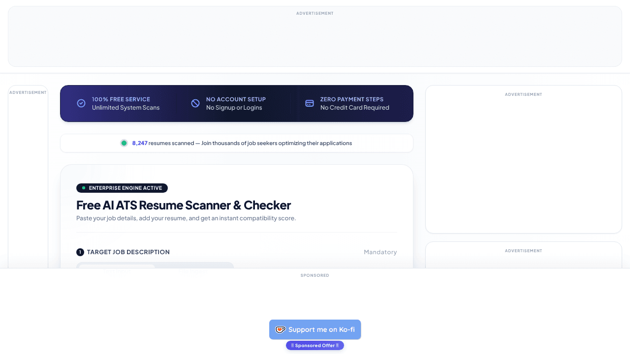 ResumeMetric website screenshot