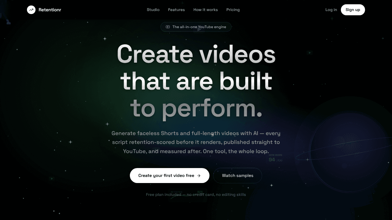 Retentionr website screenshot