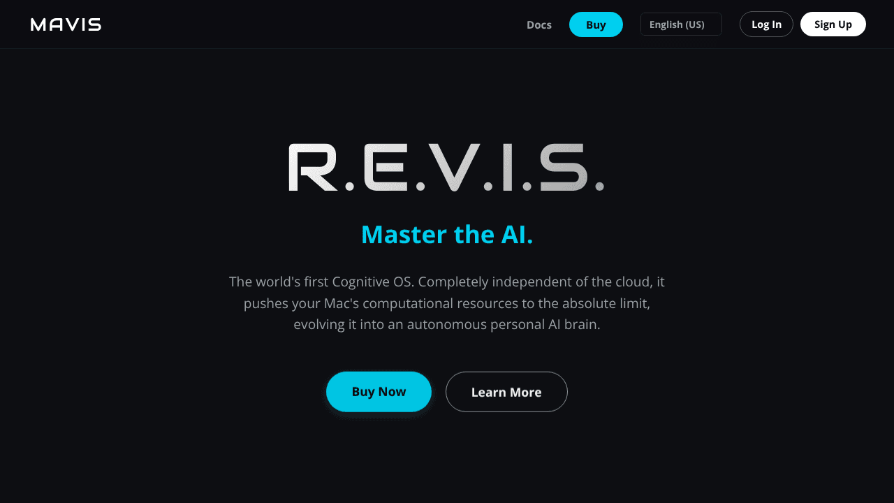 R.E.V.I.S. website screenshot