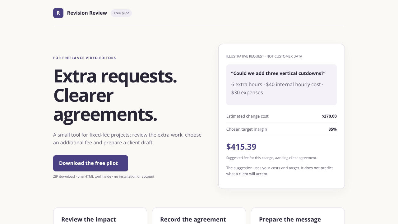 Revision Review website screenshot