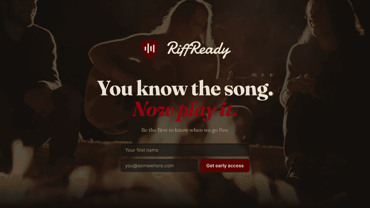 RiffReady website screenshot