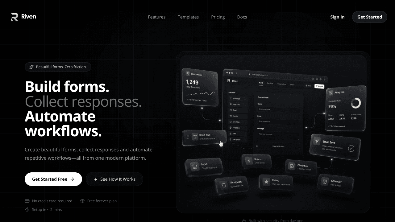 Riven website screenshot