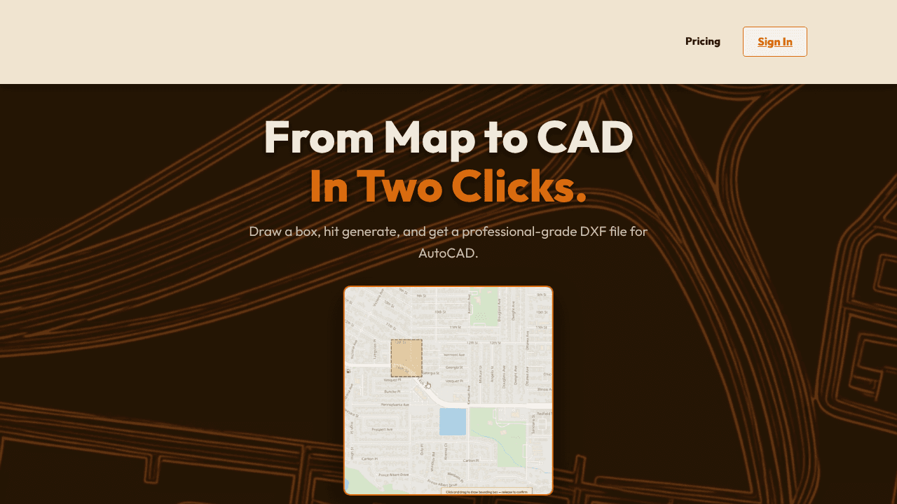 RoadDXF website screenshot