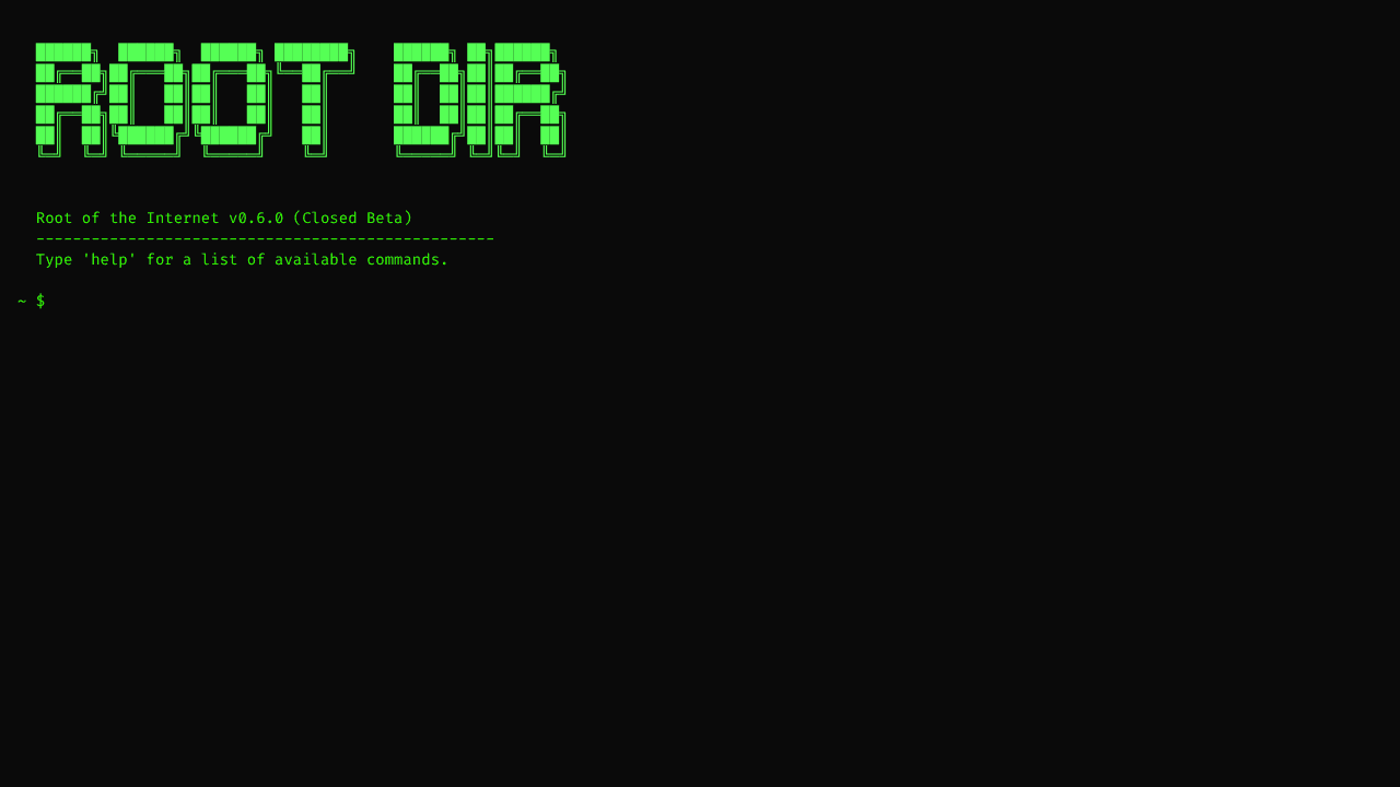 root dir website screenshot