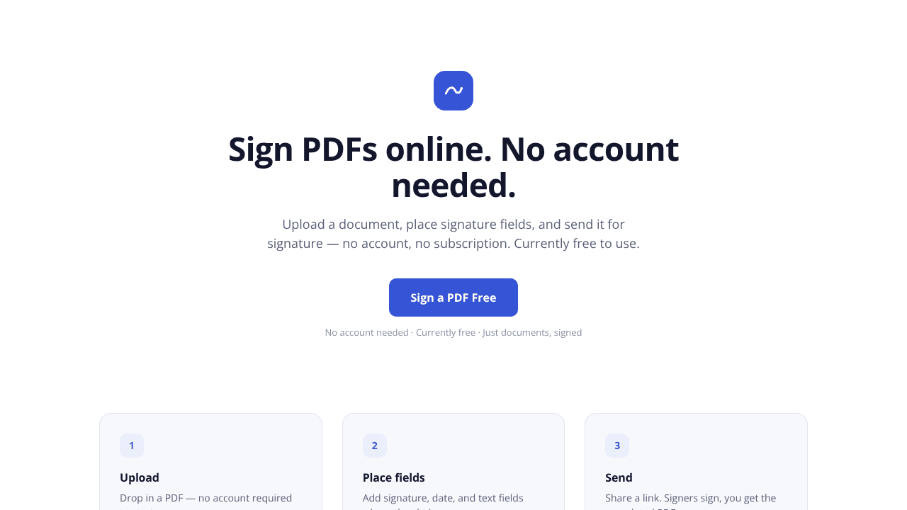 RootSign website screenshot