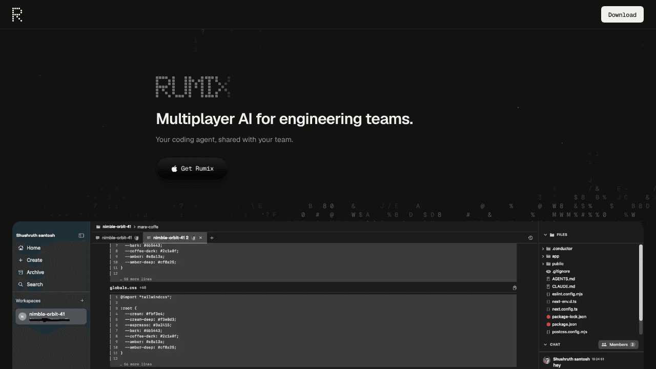 Rumix website screenshot