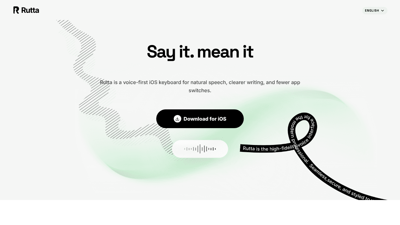 Rutta website screenshot