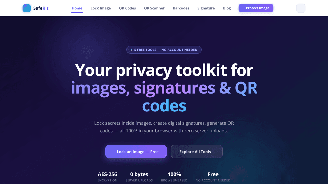 SafeKit website screenshot