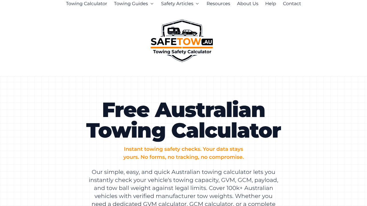SafeTow website screenshot