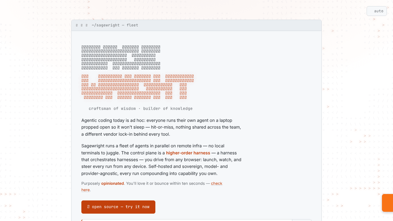 Sagewright website screenshot