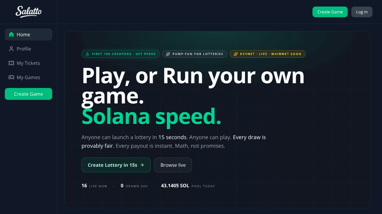 Salatto website screenshot