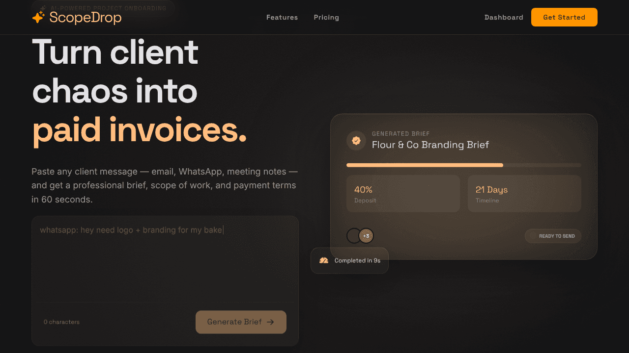 ScopeDrop website screenshot