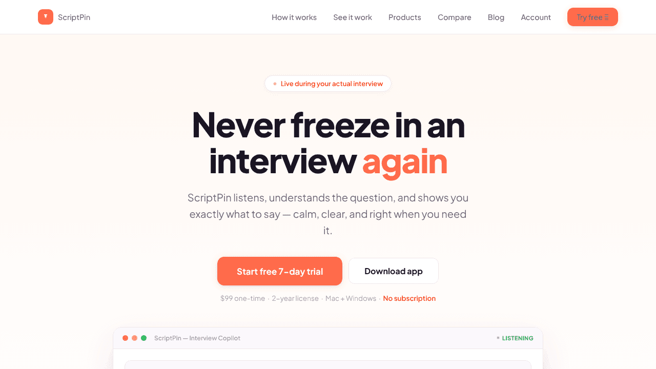 ScriptPin website screenshot